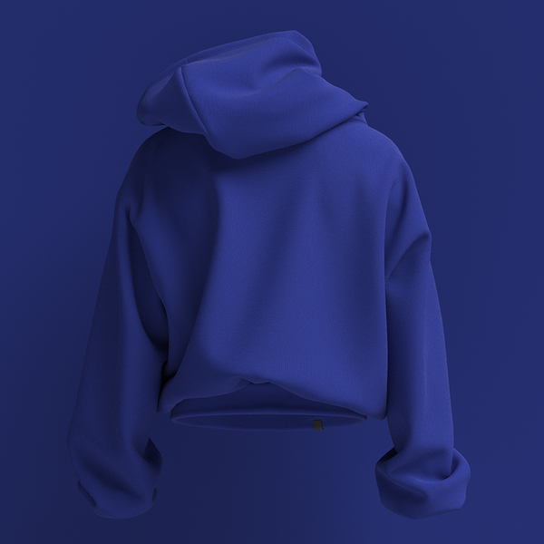 Blank Blue Unisex Hoodie | Cotton