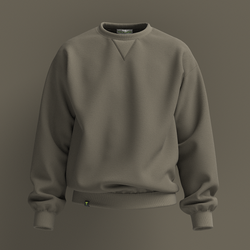Blank Grey Unisex Sweater | Cotton